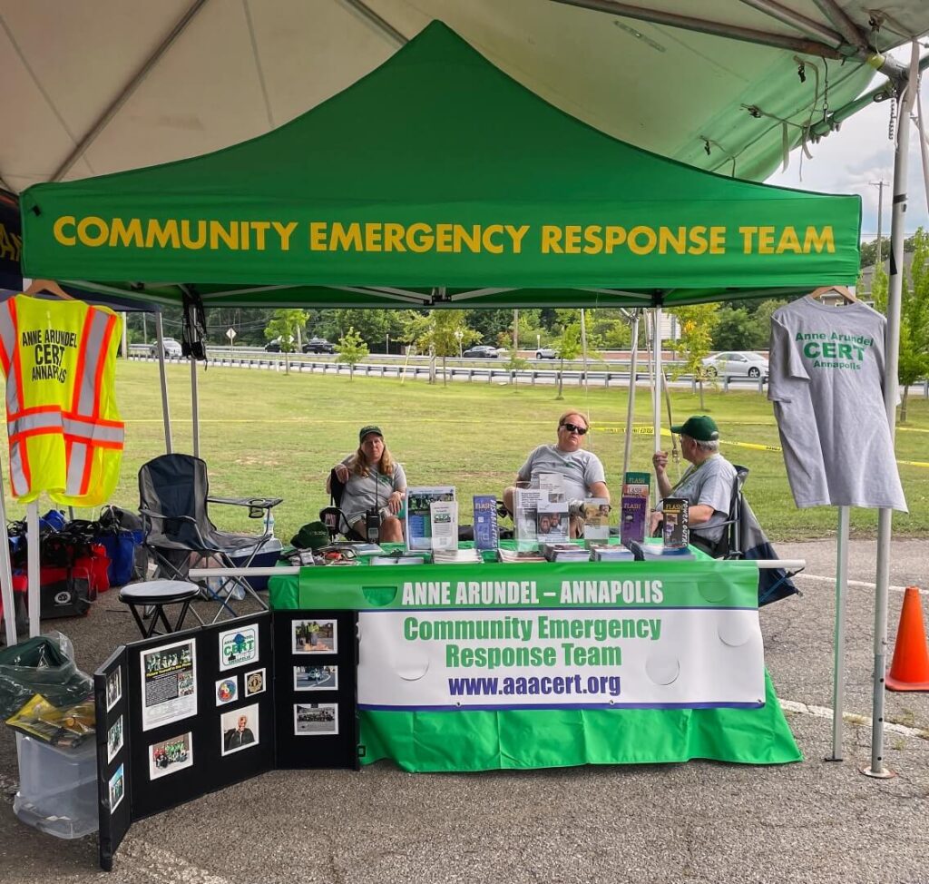 AAACERT Tent at NNO 2021
